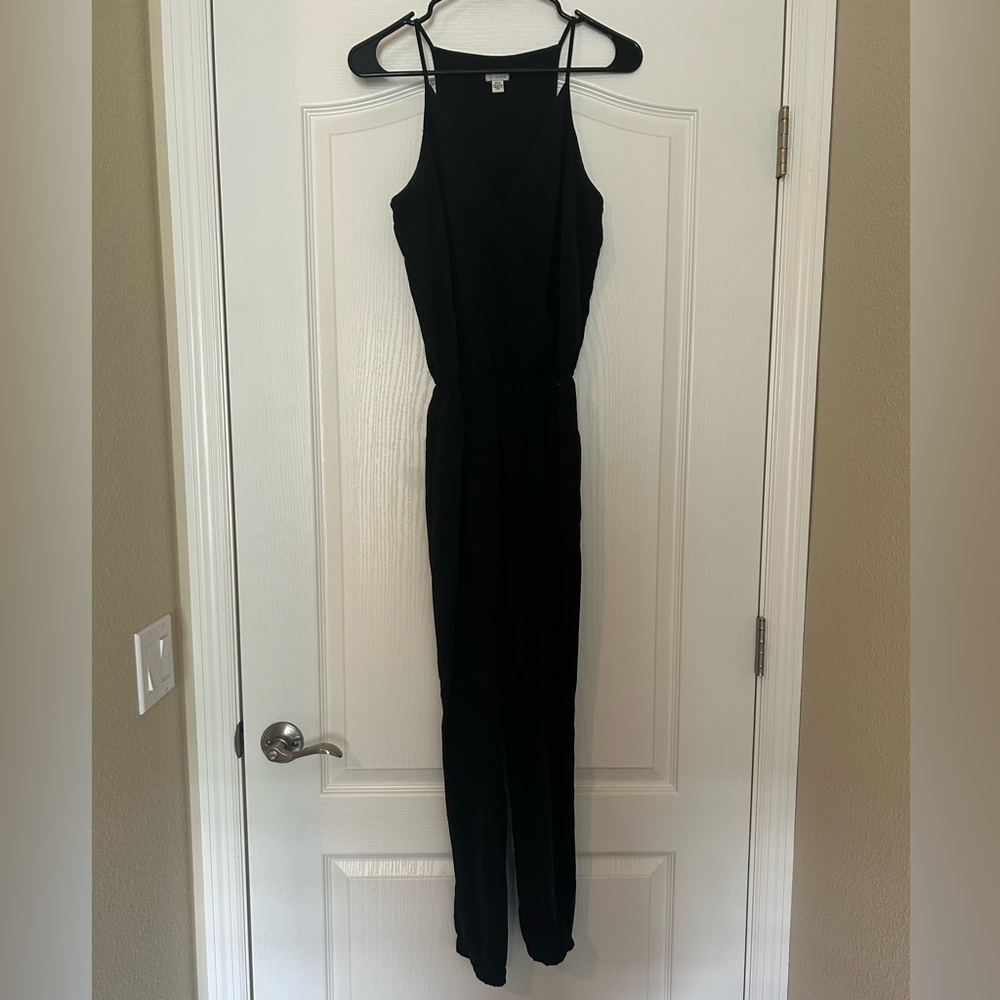 Guess Black Halter Jumpsuit with Belt